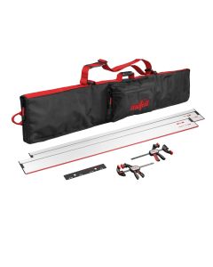 Mafell Geleiderailenset 2x F160 met Koppelstuk, Schroefklemmen en Tas